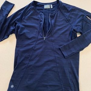 ATHLETA half zip UV protection shirt